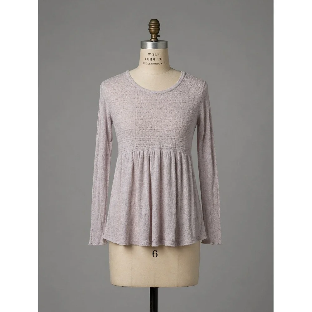 American Eagle‎ Babydoll Top Size Small Knit Pastel Fairy Y2K Feminine Coquette
